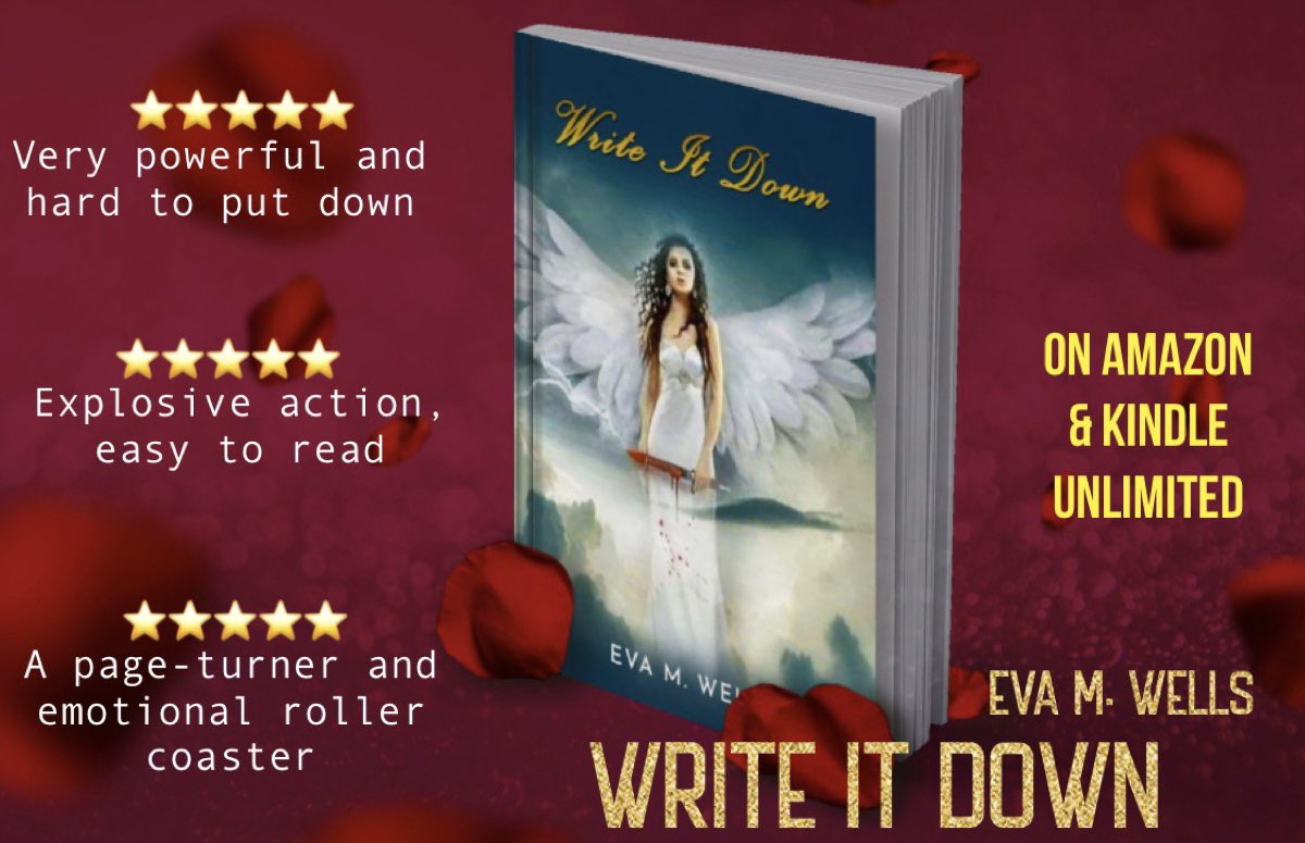 New Release!  … When heaven meets earth and love collides, will she do unto others before they do it to her?  Will she heed the warnings in her the dreams and visions and risk everything to rescue her abducted friends? Will he be able to save her? #WriteItDown #LeaveAKindReview