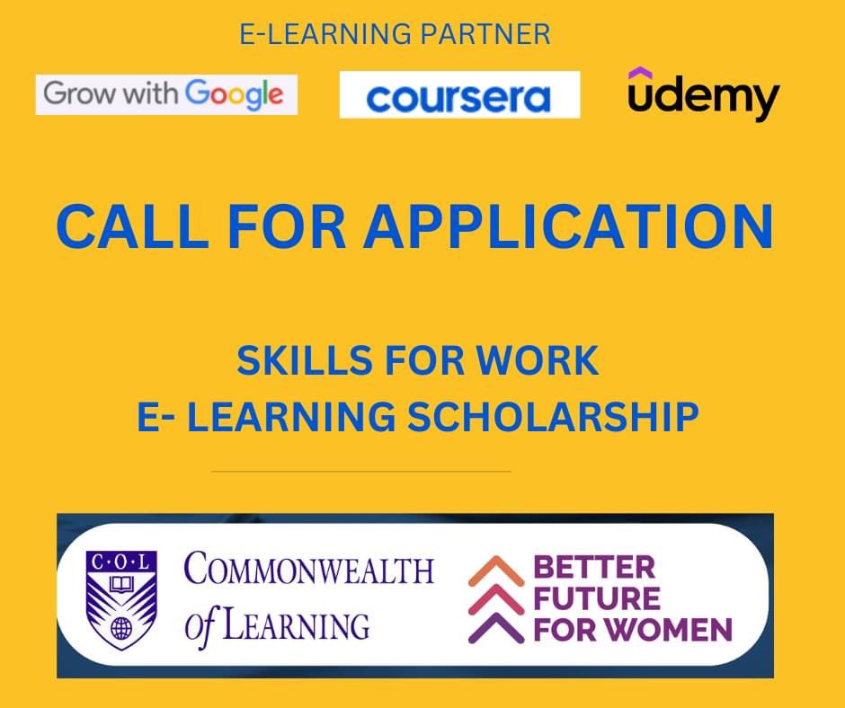 future4women's tweet photo. Application for Grow with Google Certification, Forth Cohort 
https://t.co/OO2j9fXuCY
Application for Coursera, Forth Cohort
https://t.co/fVXfcnQ4G4
Application for Udemy, Forth Cohort
https://t.co/UzXmfFfmbn https://t.co/Ww2BEM0pEO