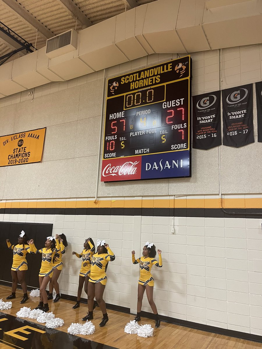 Final here at Da Nest…

Scotlandville 57

Episcopal 27

‘24 <a href="/KamieraMcDonal1/">Kamiera McDonald</a> 20pts 

‘26 <a href="/dynaamore1/">Dynasty Wilfred</a> 12pts

‘23 <a href="/thegurlren/">thegurlren🦋</a> 10pts

‘23 <a href="/miashep45333400/">_.mmmiaaa</a> 7pts

‘24 <a href="/MylaiaFlowers11/">MylaiaFlowers</a> 4pts

‘23 @KmyriaBowie 2pts

‘24 <a href="/jania_anderson/">Jania Anderson</a> 2pts 4blks