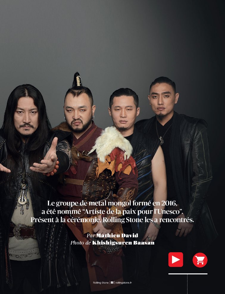 TheHuOfficial's tweet photo. Thank you @RollingStoneFra for this awesome feature!🤘#Rollingstone #TheHU https://t.co/ftXQvwSHlZ