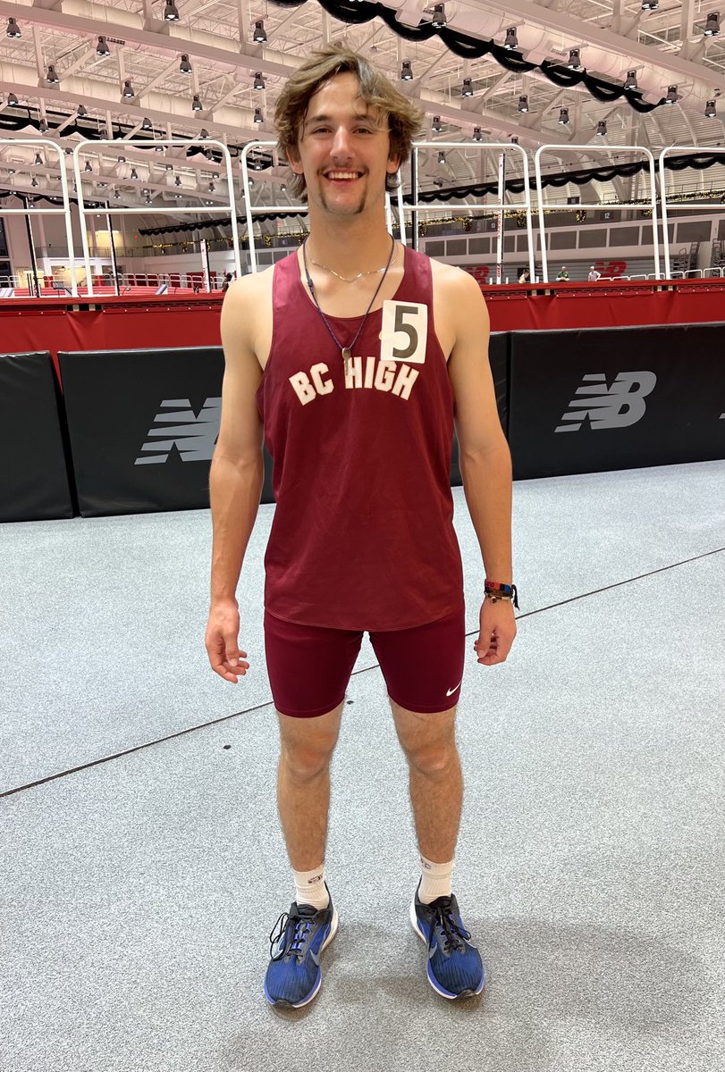 First Place finish in the 4 x 400 Relay Race for the good guys this evening.