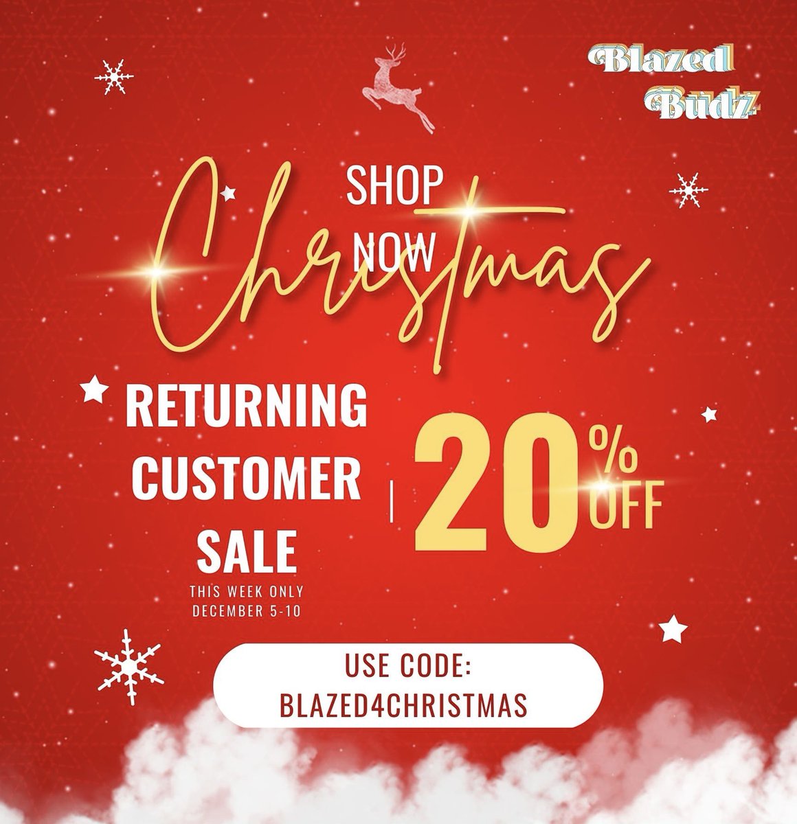 Want 20% off? Enter BLAZED4CHRISTMAS during checkout. Returning Customers only! etsy.me/3Bhfs3n