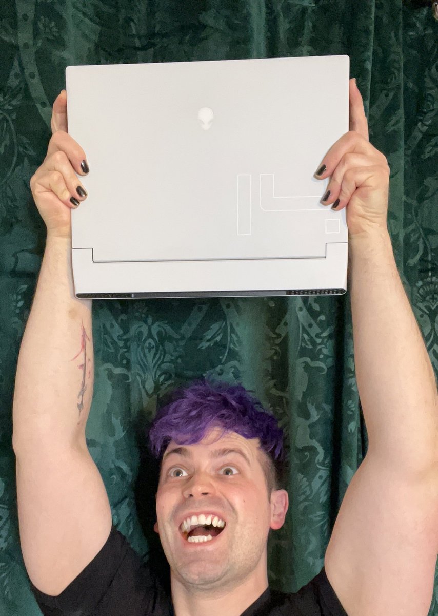 DamienHaas's tweet photo. Oh hello! Extremely excited for tonight’s stream! We’ll be exploring the new update for one of our favorite games, and we’ll be doing it through the POWER of my @alienware x14 laptop! Come join!!

https://t.co/kyWC5ASfVA
6:30pm PST (in 20 mins)
#alienwarepartner #RTXOn https://t.co/wOkVnWKuPJ