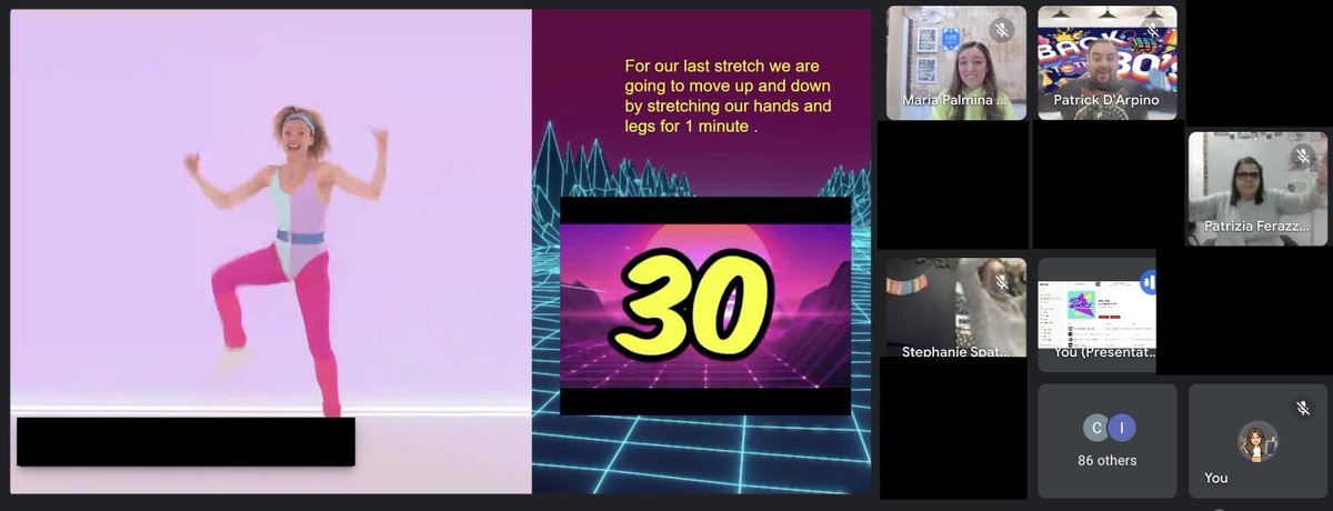ms_zito's tweet photo. 🎶There is always something there to remind me🎶... just how amazing the @StTeresaC_YCDSB community is! Today we moved and grooved to 80s hits. Thank you to the INCREDIBLE students guiding our DPA practice. @ycdsb @opheacanada #HealthySchools #hscert https://t.co/KylcwHFn8b