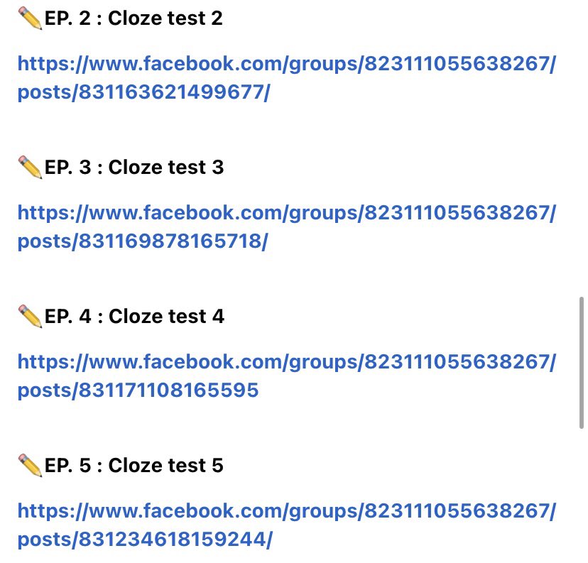 diarywiwin's tweet image. มาแบ่งปันพิกัดติวฟรีอังกฤษของ @pmooktutor ค่าาา💞 Cloze test ( Text Completion ) ส่วนตัวยังไม่ได้เริ่มเรียนเพราะพึ่งได้เข้ากลุ่ม แต่มาแบ่งปันให้เพื่อนคุ้บบบ ไปเรียนกันเยอะๆน้าาา พี่มุกใจดีมากกก👍🏻⭐️
