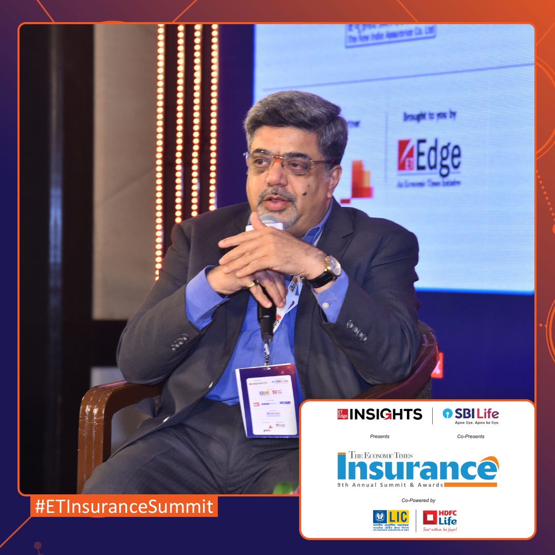 ET_Edge's tweet photo. #ETInsuranceSummit | "Transformation is constant. Customers, staff, and distributors make up its three main pillars. In the insurance industry, it's crucial to facilitate and improve business efficiency, https://t.co/sJl516QFZc