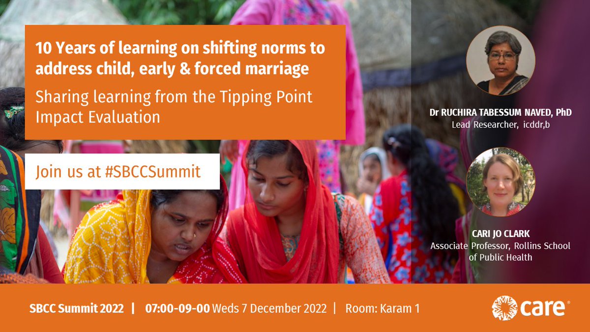 Key findings around marriage: more engagement of adolescents in marriage! ...But ultimate decision making power lies with fathers still. - Dr <a href="/cari_jo_clark/">Cari Jo Clark</a> from <a href="/EmoryUniversity/">Emory University</a> #SBCCSummit