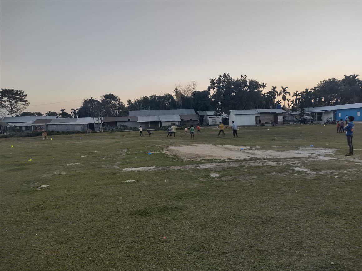 Day 6 : Madarpur team in Amiguri cluster #Assam #Assamdiaries #UltimateFrisbee #SportsforDevelopment