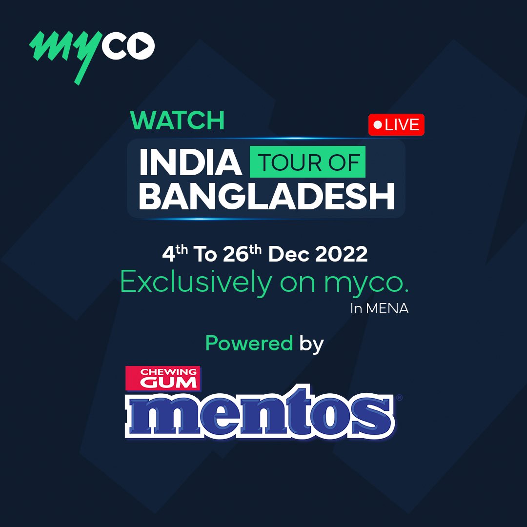 For the first time ever, earn while watching cricket matches 🏏 LIVE of your favourite teams. Powered by Mentos

Exclusively on myco.

Download the app now!

#myco #cricket #livestreaming #watch2earn #india #BangladeshCricket #MContent #mentos
