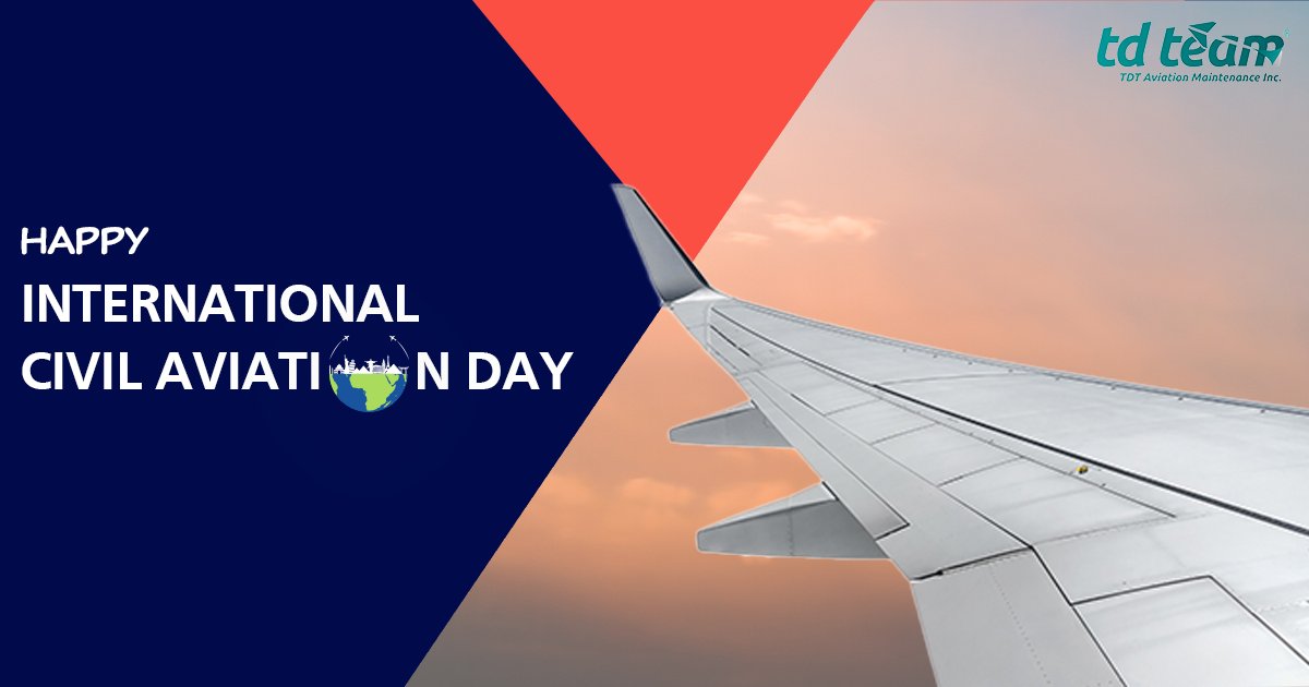 TDTeamAviation's tweet photo. Happy #InternationalCivilAviationDay to all institutions and aviators working to move civil aviation forward.
A second reason for us to celebrate this day is that it's the 10th anniversary of TD Team's first authorization as #Part145 #MRO.
#tdteam #aviation #globalsolutions https://t.co/nWGLQrGXLk