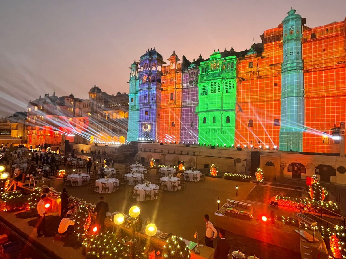 sanghaviharsh's tweet photo. That's Udaipur for #G20. https://t.co/puelrBfPdz