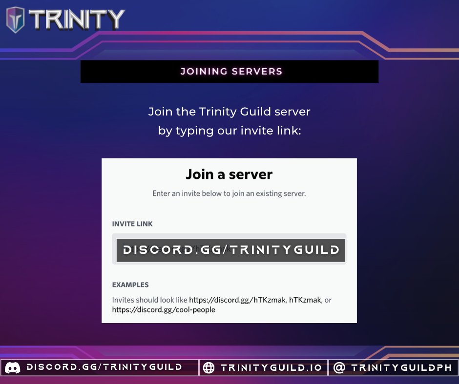 TrinityGuildPH's tweet photo. Joining servers (7/8) https://t.co/gHJaHC9Fou