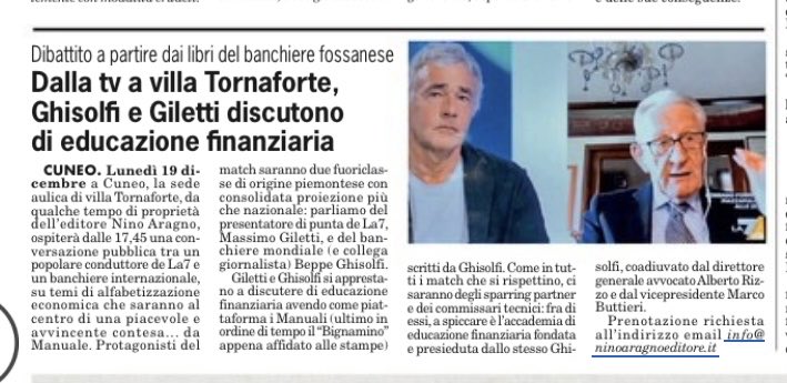 GhisolfiBeppe's tweet photo. L’educazione finanziaria è un diritto. @GilettiMassimo @FanClubMGiletti @azetapress @Newsinunclick @CarloRollini @SforzaFogliani
#Manuale di educazione finanziaria #Abbecedario #Lessico finanziario #Il Bignamino https://t.co/3nfvECNWx6