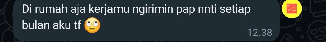 18fesss's tweet photo. 18! Sangat bertolak belakang dengan prinsipku sebagai independent woman yang selama ini nyari duit sendiri, wdyt guys? https://t.co/Oh8ua8pA9o