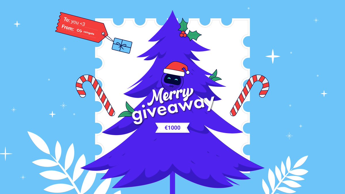 CoinGatecom's tweet photo. 🎁 Celebrate the season of giving with a CoinGate gift card #giveaway! 🎁

⏲️ 2 weeks for 100 winners to access 3,000+ brands with a single CoinGate gift card.

🔥 Don’t wait and enroll in the game: https://t.co/nqhiPNSrCg https://t.co/QjfTF9PFWZ