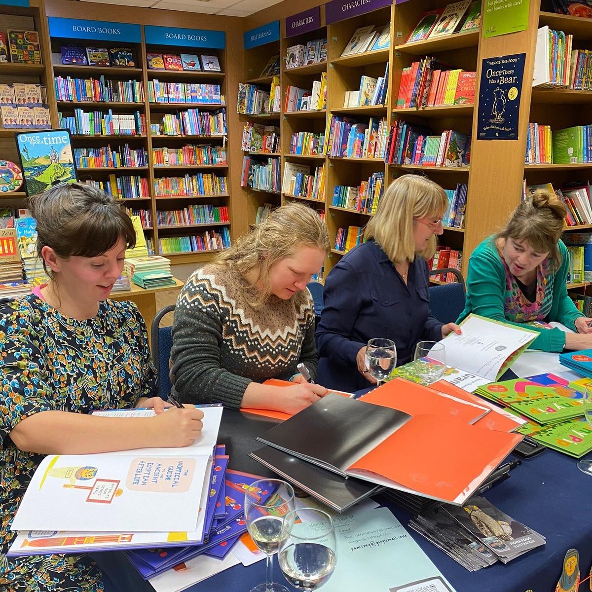 Thanks to everyone who came to our @heffersbookshop launch last week!! Celebrating publication of our new books with @l_winstone @FionaFoggDraws @Scallywagpress @cicadabooks @WalkerBooksUK #deborahchancellor