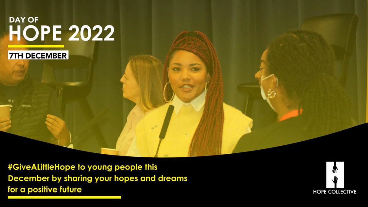 The legacy of Damilola is HOPE.

#GiveALittleHope for the future with @hopecollective2 using the hashtag #DayOfHope to celebrate the legacy of Damilola Taylor and inspire young people across the UK!

Find out more about the day and how you can get involved orlo.uk/g0mFY