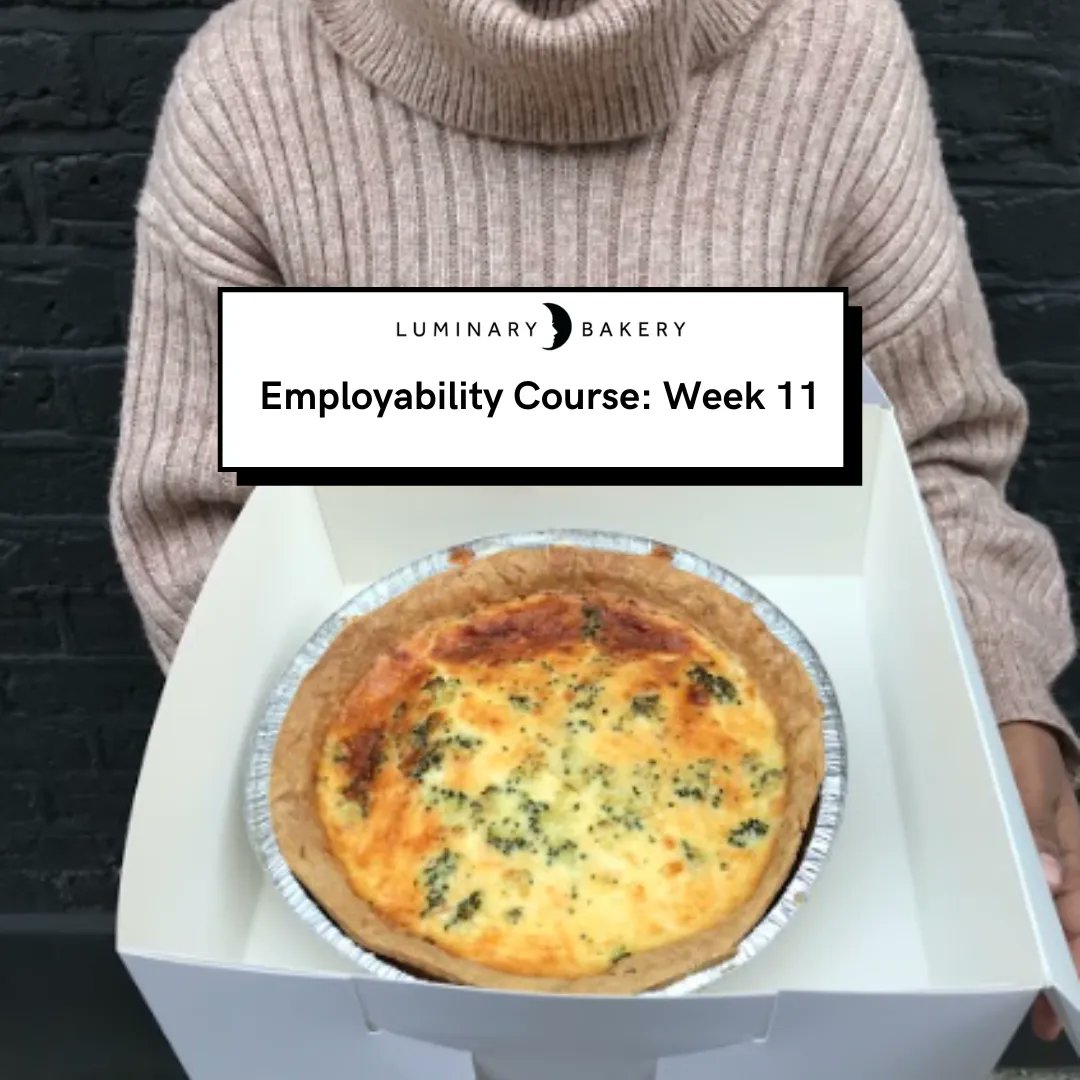 LuminaryBakery's tweet image. Last week on the #LuminaryEmployabilityCourse our trainees baked quiche and practised making pastry from scratch!