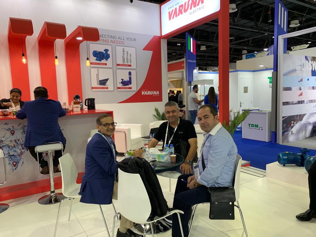 Overwhelming response at VARUNA Electric Stall! Don't miss the chance to visit our Stand No. 1B49, Hall No. 1 at BIG5 Exhibition, Dubai.

#Big5Exhibition #big5dubai #UAENews #uaebusiness #BIG5 #Dubai #DubaiExhibition #varunaelectic #submersiblepump #pumps