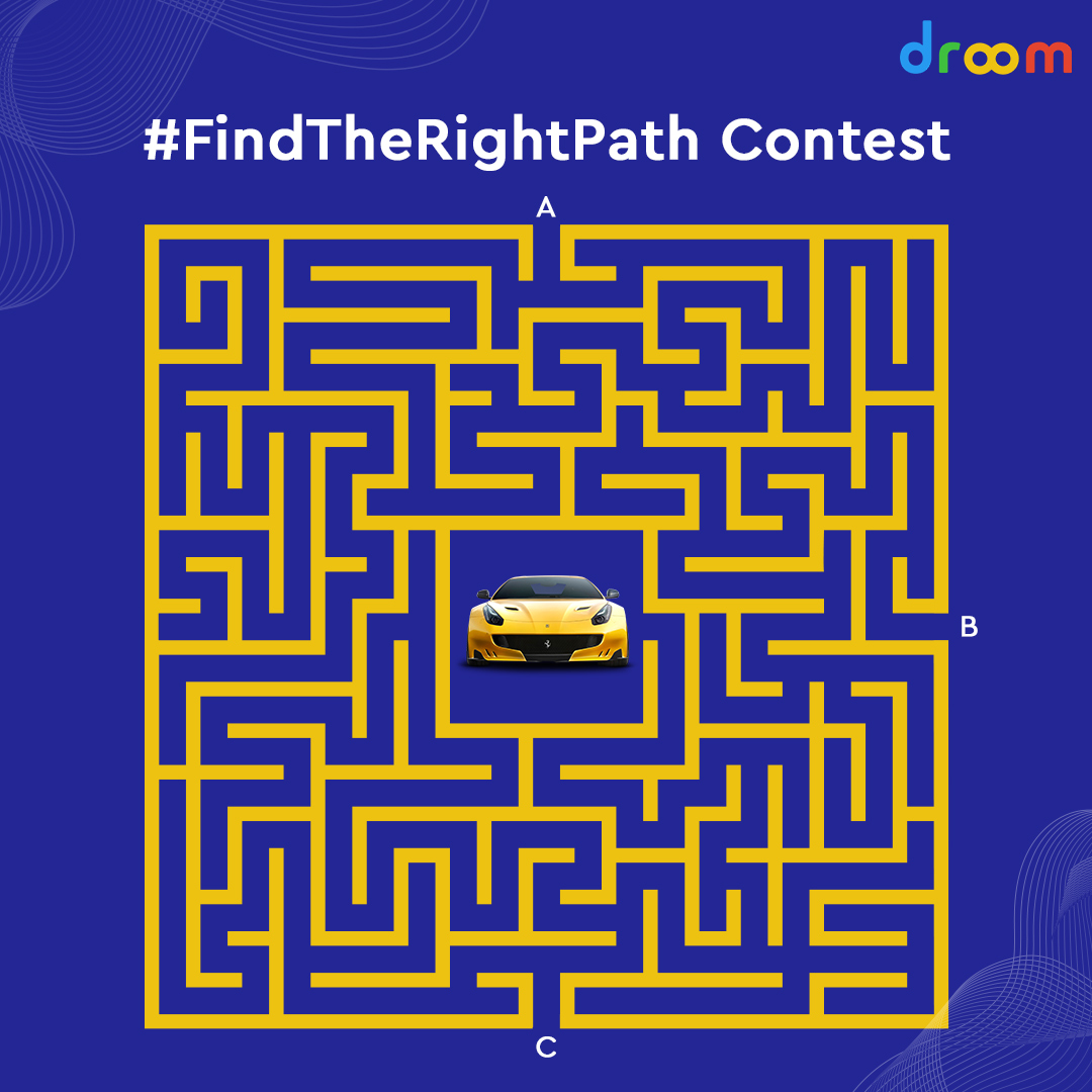 letsdroom's tweet photo. Here is the final image of the contest series. Find the right path and share in the comment section to win Droom goodies. Do not forget to follow us, use #FindTheRightPath and tag your 5 friends.
Tap on the link: https://t.co/pax1NzzzKo
#Droomcontest #TwitterGiveaway https://t.co/gYrjtW8qKi