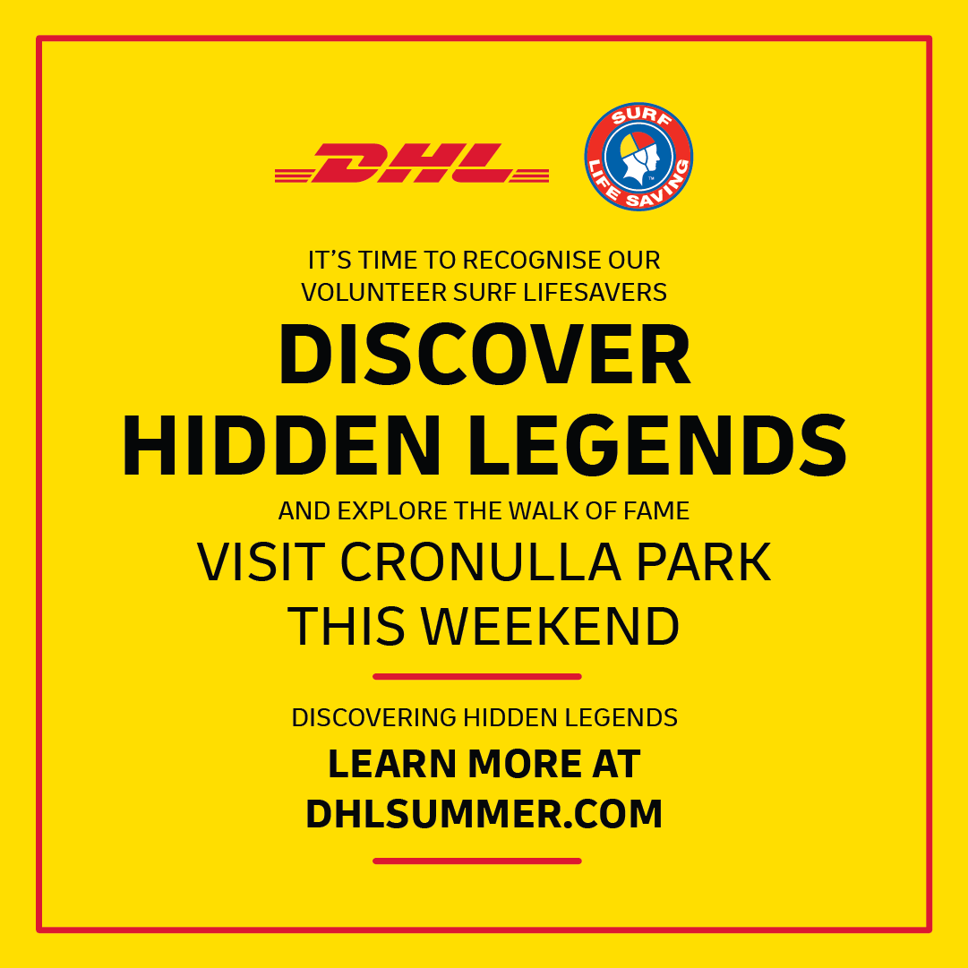 SLSAustralia's tweet photo. Come to Cronulla this weekend to see the #DiscoveringHiddenLegends 'Walk of Fame.' Showcasing Volunteer Surf Lifesavers' incredible stories from across the country in a physical display along the beautiful Cronulla Beach.
@DHLexpress @slsnsw #DHLSummer #SurfLifesaving #Thankyou https://t.co/bnsi3LUyNm