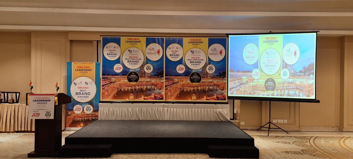 The Tamil Nadu Leadership Awards 2022 @ Taj Connemara, Chennai.

Live on LinkedIn

#marketing #leadership #education #digitalmarketing #brand #womenleadership #cmo  #chro  #tamilnadu  #tamilnadutourism  #chennai  #chennairealestate  #chennaistartups  #chennaifoodie #digtalagency