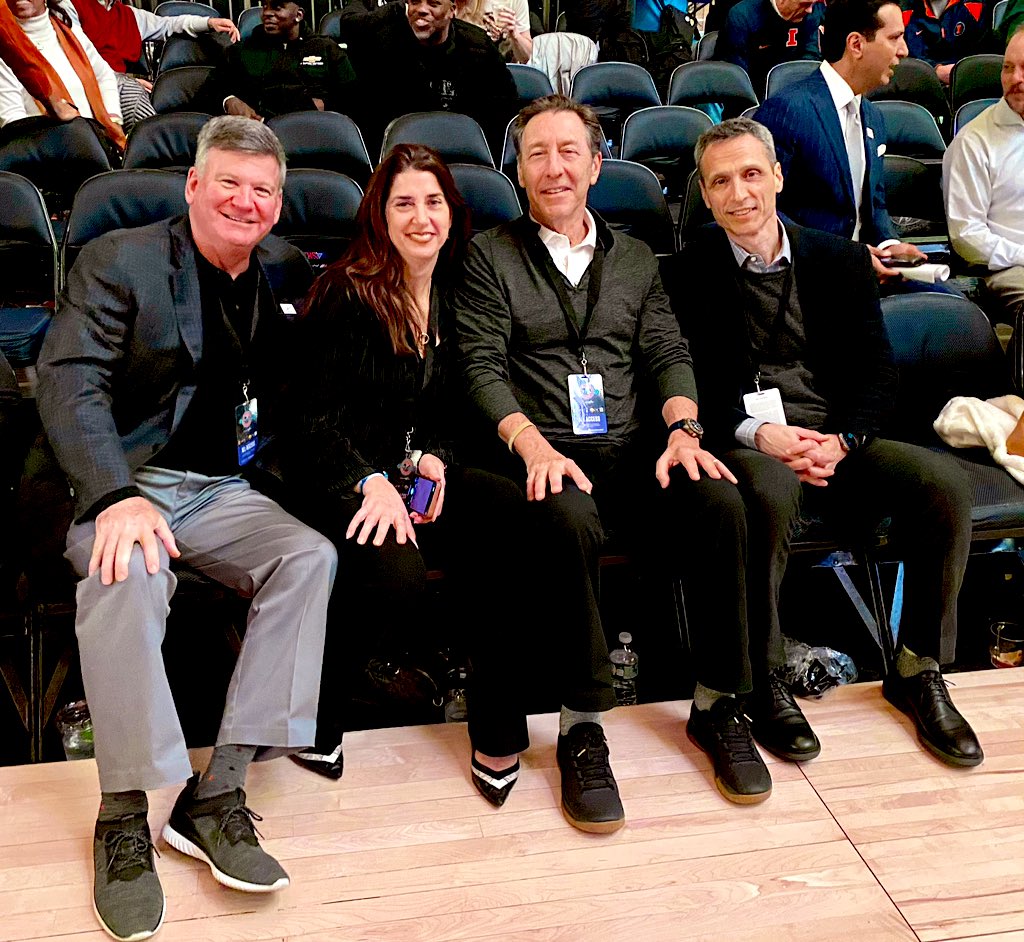 raycoletv's tweet photo. College Basketball, MSG, the #VClassic and raising for @TheVFoundation … and @DickieV! 🏀 Heaven!! https://t.co/K8Jo71du8D