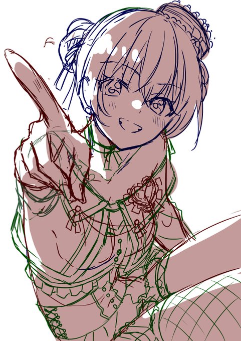 チュチュさまお誕生日おめでとうございます。
仕上げるのは装飾多すぎて今は無理なので明日以降に・・・ 