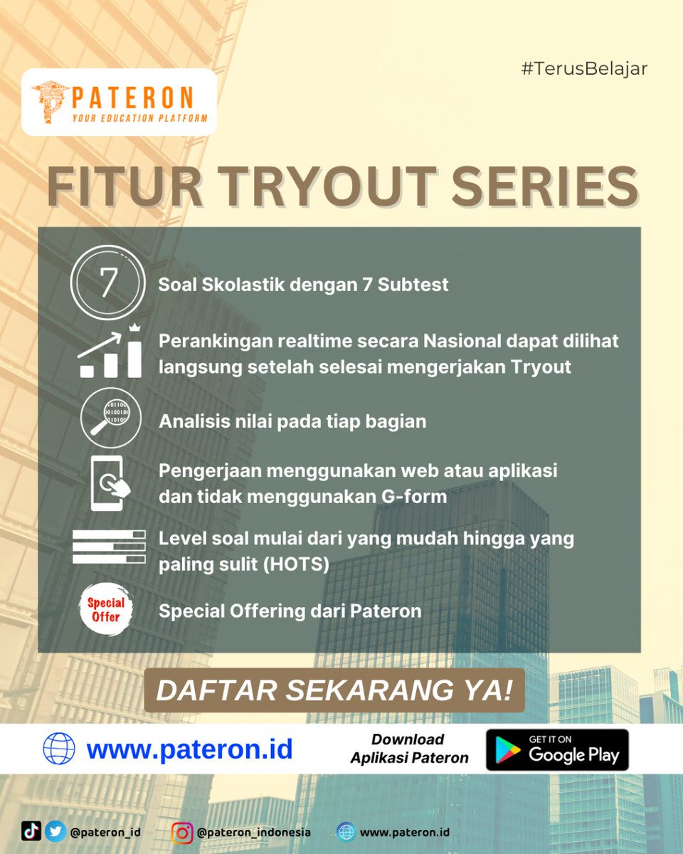 pateron_id's tweet photo. Tryout Series Vol. 13 GRATIS!!!
Daftar sekarang di https://t.co/5GW9NvGtJ6

Cara daftar :
1. Follow @pateron_id 
2. Retweet dan Mention 3 teman kamu
3. Screenshot dan langsung daftar di website maupun aplikasi pateron yaaa

GO GO GO SEMANGAT!! 🔥 https://t.co/Sl9XE09NHB