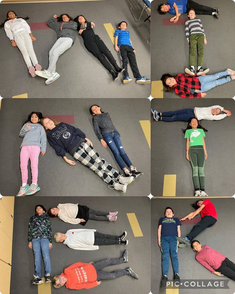 Can you tell what seasonal word we spelled with our bodies today? #avocalearns