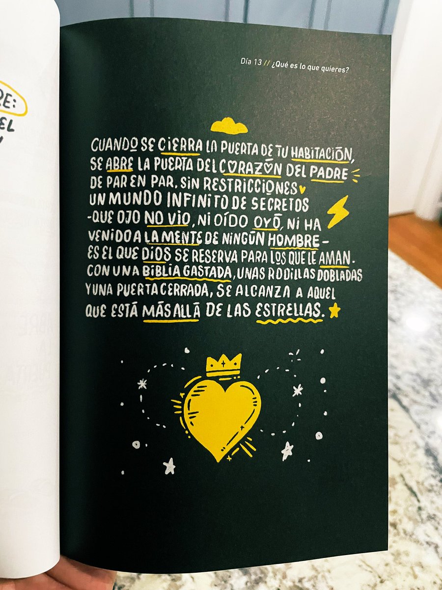 “Cuando alguno de ustedes ore, hágalo a solas. Vaya a su cuarto, cierre la puerta y hable allí en secreto con Dios, su Padre, pues él da lo que se le pide en secreto.”

Mateo 6:6 TLA 📖
#soyincendiario
<a href="/Itiel/">Itiel Arroyo</a>