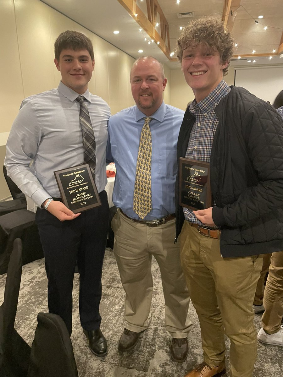ddrake1616's tweet photo. Congrats to @ChaseCrone11 &amp; @Jbowl34 on being selected to the Top 26 by NKFCA. Proud to have coached these young men the past 4 years #Pioneers https://t.co/CAjiCQ841k