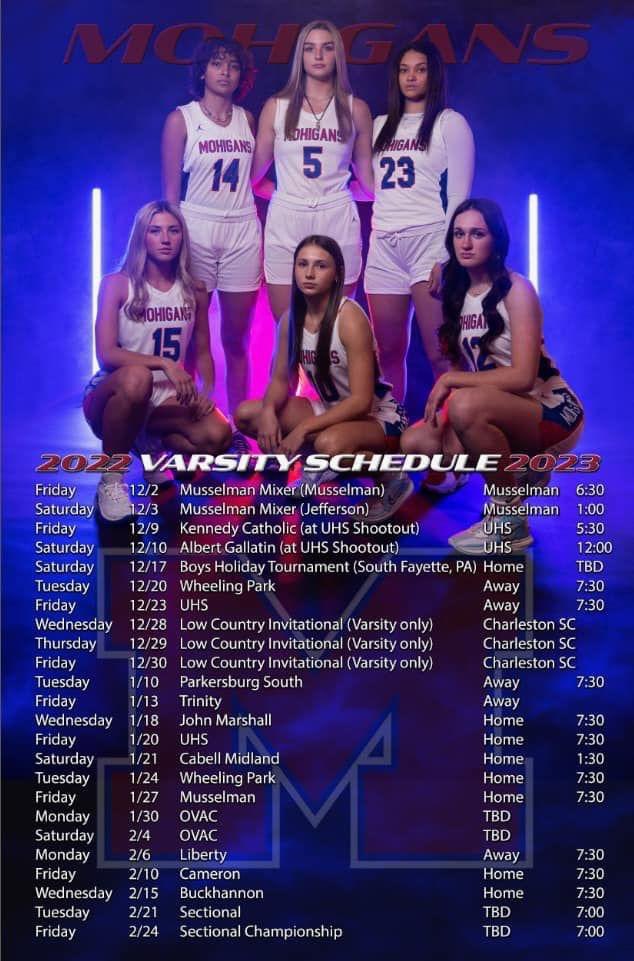 MHSGirlsBball's tweet photo. 2022-23 Schedule! Come check us out!

Thanks to Bob Williams! @rwilliamsfoto https://t.co/wLkX4l1vbw