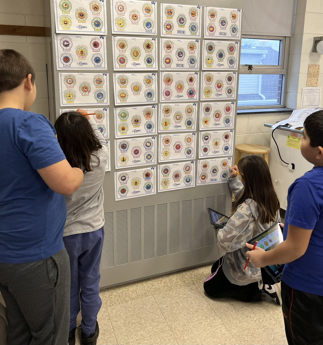 MrsHorne1's tweet photo. Ss in 4HS are monitoring their progress and improving the time spent per unit on @LexiaLearning through use of our new class wall of fame @VH17972 #hiawathapride https://t.co/lN2X7I9H3g