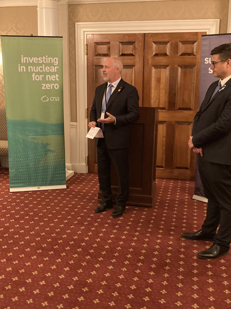 Great evening discussing the net zero benefits of a strong Canadian nuclear sector for SMR and large units with federal members of the Conservative nuclear caucus.  Thanks for listening and for your support for Canadian innovation and talent, including for homegrown CANDU tech.