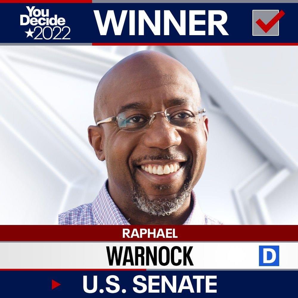 Did that ‼️💙congratulations Senator Warnock 💙💙💙🫶🏽 #WarnockforSenate