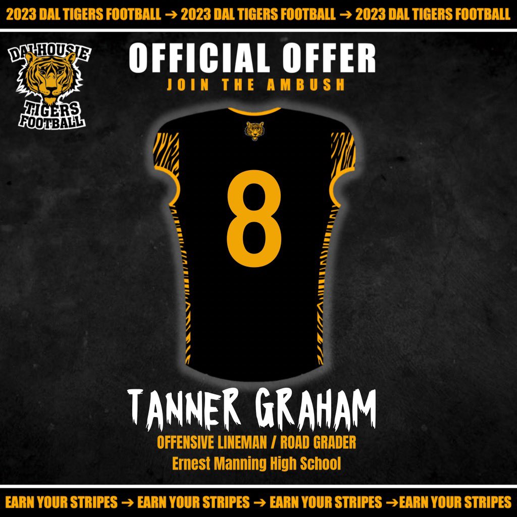 tannergraham05's tweet photo. After a great conversation with Coach Macintyre and Coach Goguen, I am extremely excited to announce that I have received an offer from Dalhousie University https://t.co/G6UW86eyqN