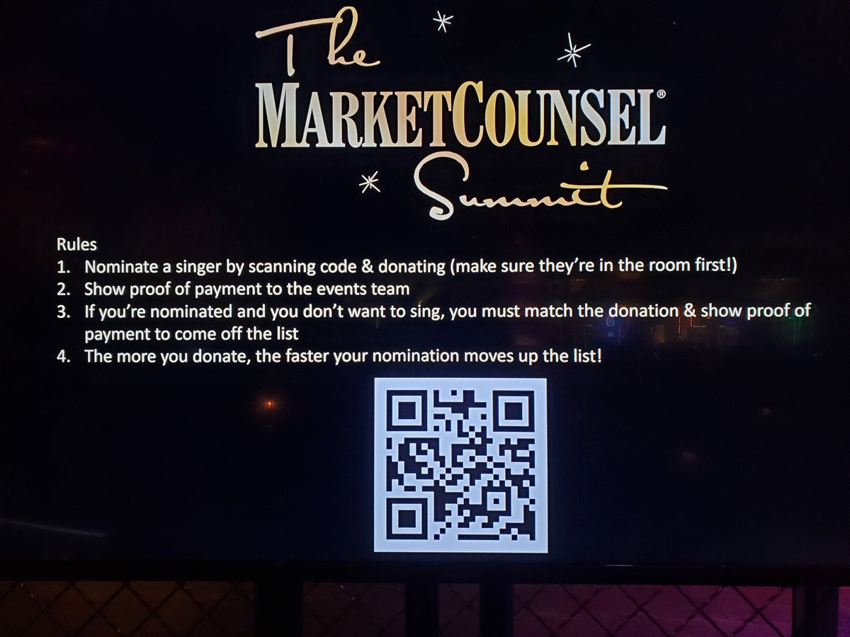 #MrPurple ready to help us raise some serious $ for <a href="/MarketCounsel/">MarketCounsel</a> Foundation. You have two choices: 1) Donate to nominate someone else to sing; or 2) Donate even more to get your name off of the singers' list ... all for a good cause. Give/nominate generously, please! #MSUM22