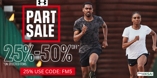 DiscountcodeKsa's tweet image. 💥💥Under Armour Part Sale💥💥
🎉Get Up to 25-50% OFF + 25% OFF on Selected Line🎉
Use Code-🥳FM5🥳
Click Here-buff.ly/3LeGVqb 

#DiscountCodeKSA #KSA #PartSale #Fashion #Clothing #Sportswear #Accessories #onlineshopping