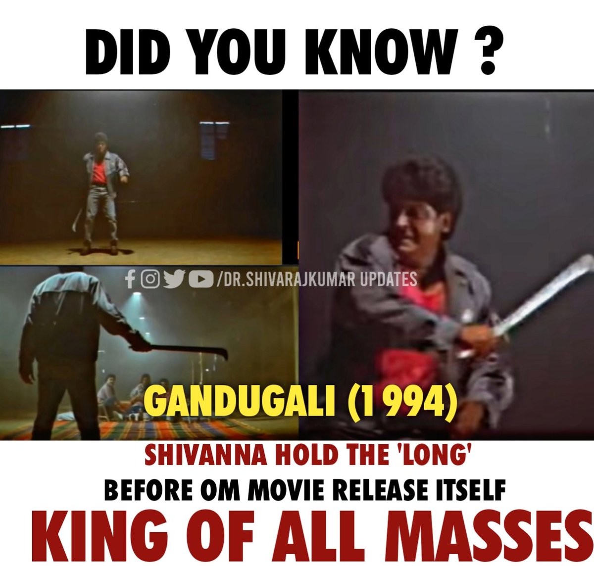Dr Shivarajkumar updates ™ (@shivannaupdates) on Twitter photo Mass icon of Indian cinema 🥵🔥
#Gandugali
<a href="/NimmaShivanna/">DrShivaRajkumar</a> ✨
#Shivanna #BossShivanna #KingShivanna #Hatrichero #DrShivanna #DrShivaRajkumar #Shivarajkumar #TWTSRK #Appu #puneethRajkumar #AppuLiveson #PowerStar
#drshivarajkumarupdates Mass icon of Indian cinema 🥵🔥
#Gandugali
<a href="/NimmaShivanna/">DrShivaRajkumar</a> ✨
#Shivanna #BossShivanna #KingShivanna #Hatrichero #DrShivanna #DrShivaRajkumar #Shivarajkumar #TWTSRK #Appu #puneethRajkumar #AppuLiveson #PowerStar
#drshivarajkumarupdates