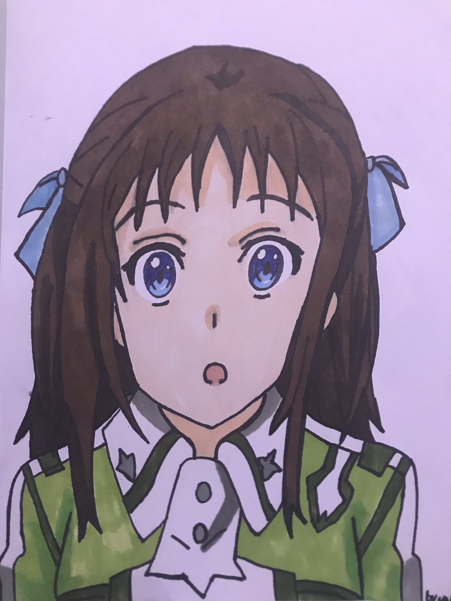 anime_morgan's tweet photo. My drawing of Ronye Arabel from Sword Art Online.#SwordArtOnline #RonyeArabel #AnimeArt https://t.co/Dv6o5jPVxG