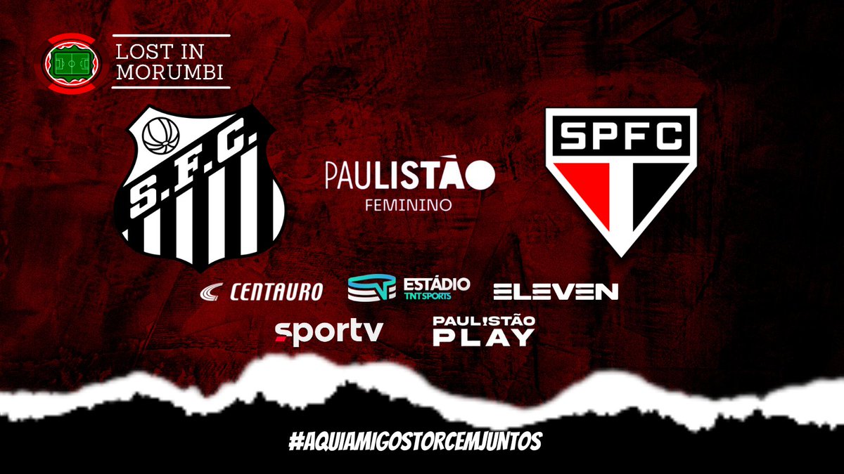 LostInMorumbi's tweet photo. É Dia de Semifinal! 
É Dia de #FutebolFemininoTricolor!

🏆 Paulista Feminino
⚽️ Santos x São Paulo
🏟 Vila Belmiro
🕑 21:30
📺 Sportv, Paulistão Play, Centauro (Facebook), Estádio TNT Sports e Eleven

#AquiAmigosTorcemJuntos
#SPFC https://t.co/FnEmfJMeWF