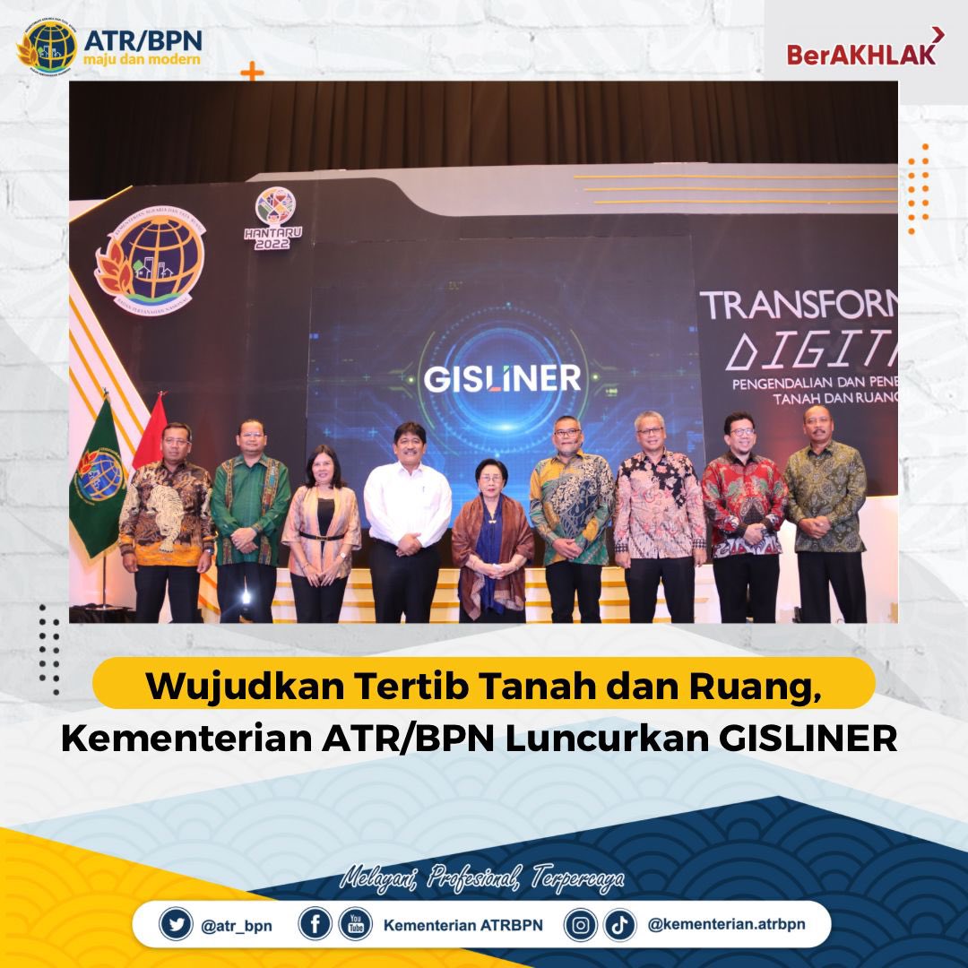 Kementerian ATR/BPN on Twitter: "Wujudkan Tertib Tanah dan Ruang