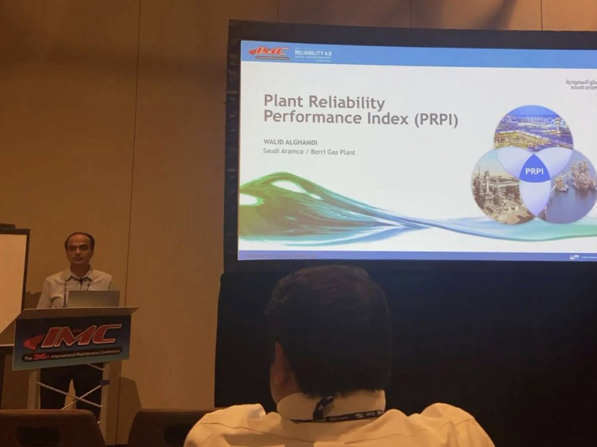 walid_suhaim's tweet photo. Today, we received the International “Uptime Award” at the 36th International Maintenance Conference for Best Reliability Program recognizing Berri Gas Plant excellence. Also, delivering a paper on how this program has helped us improving asset management performance.

#Aramco https://t.co/DLjb2CCA5k