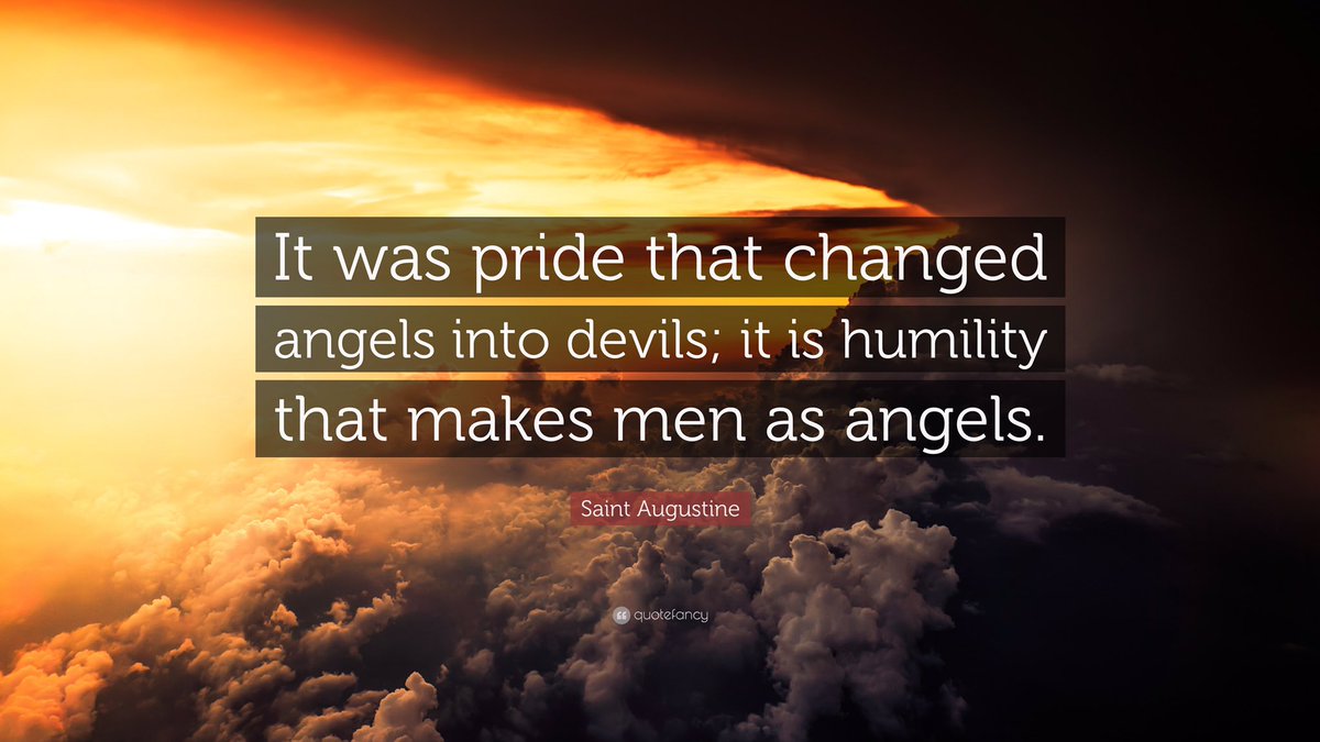 Gatomon41's tweet image. Forget Pride, be humble.  #VirtueOverVice