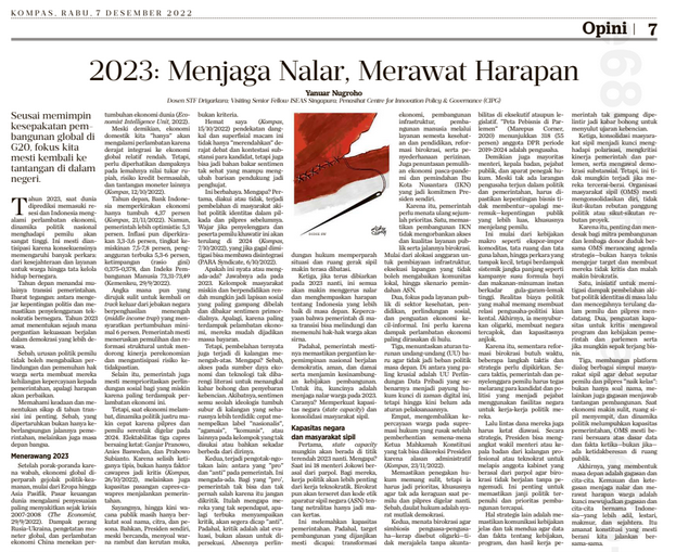 icipg's tweet photo. Tahun 2023 menentukan sejauh mana pergantian kekuasaan berjalan dalam demokrasi yang lebih dewasa. Politik pemilu tidak boleh mengabaikan perlindungan dan pemenuhan hak warga, tidak kehilangan harapan akan perbaikan. https://t.co/YER1usDg8n