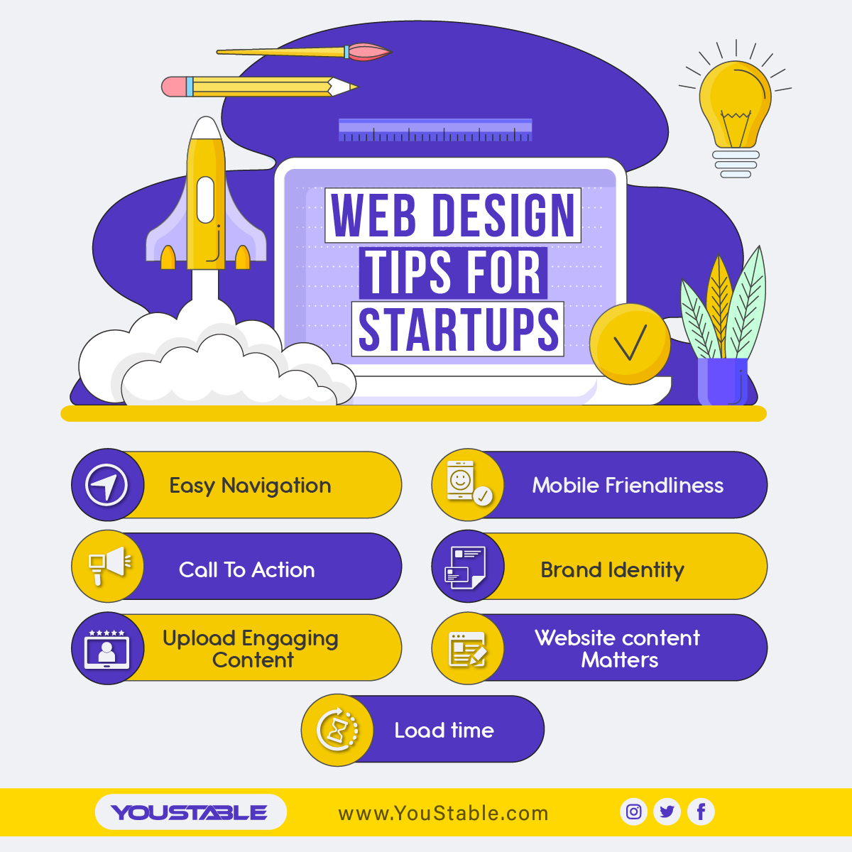 YouStable's tweet photo. Having a website to help market your business is a must in this day and age and as Bill Gates, Microsoft Founder, once quoted, “If your business is not on the internet, then your business will be out of business.” #webdesign #Website #YouStable https://t.co/QYwVJPAOX5