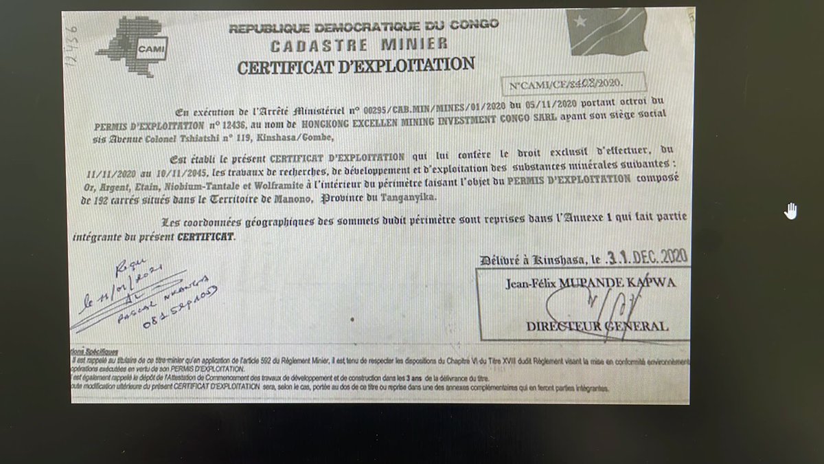 emil_jens's tweet photo. $AVZ
And here you have JFMK signing off on the illegal transfers #Yizin and HK #Excellen
#Manono theft by Loando and crew 🤔 https://t.co/ag8LGCCjPR