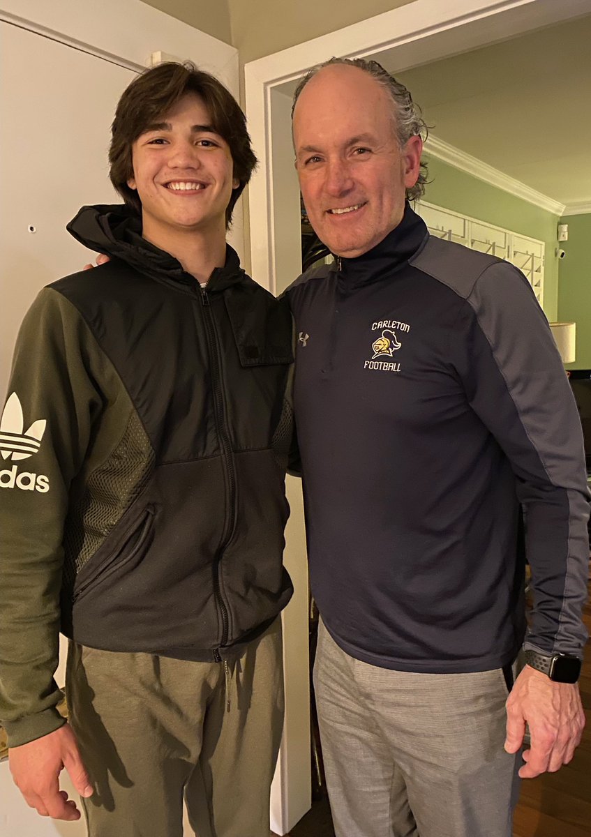 Nate Escalada (@nateescalada5) on Twitter photo Thank you <a href="/CoachJournell/">Tom Journell</a> for the home visit last night. Very grateful for the opportunity to play <a href="/CarletonFB/">Carleton Football</a> at the next level!🟡🔵 Thank you <a href="/CoachJournell/">Tom Journell</a> for the home visit last night. Very grateful for the opportunity to play <a href="/CarletonFB/">Carleton Football</a> at the next level!🟡🔵