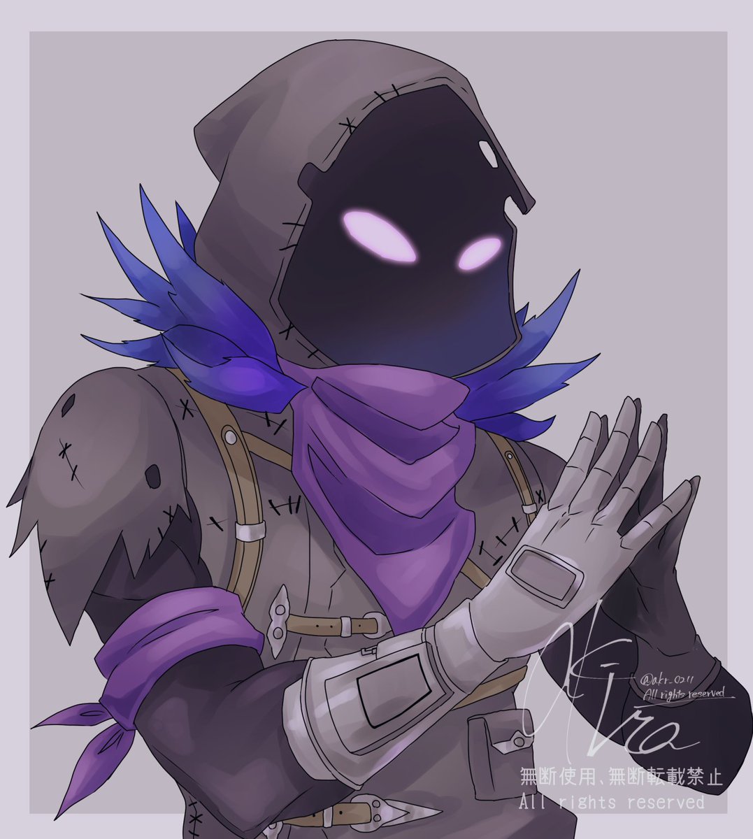 レイブン/Raven#フォートナイト #フォートナイトイラスト #Fortnit」|🎃あきらしゃん🎃のイラスト